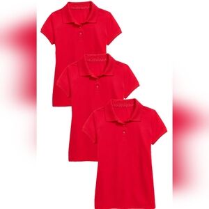 Old Navy Bright Red Kids Polo Shirt